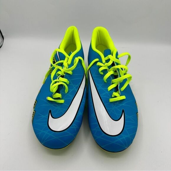 NIKE Hypervenom Phade II FG Blue Lagoon‎ Soccer Cleats 744944-400 Women's Sz 10 - Picture 2 of 7